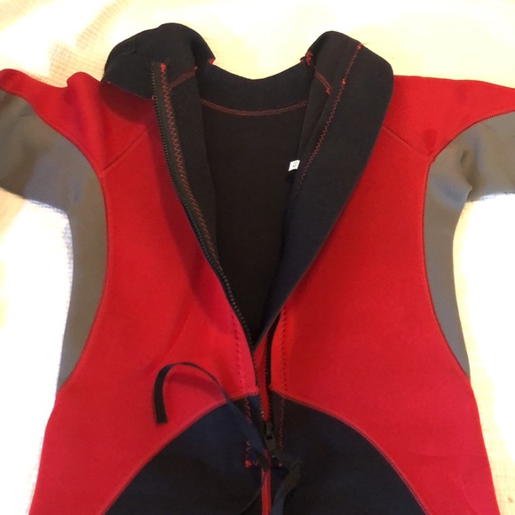 GOLDFIN size 12 Youth WerSuit Swim Surf Neoprene Full-Zip Unisex Suit Warm NEW - Picture 10 of 16